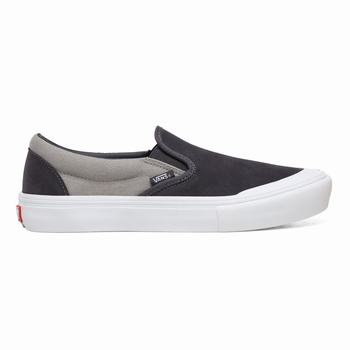 Vans Pro - Miesten Slip-on kengät - Syvä Harmaat